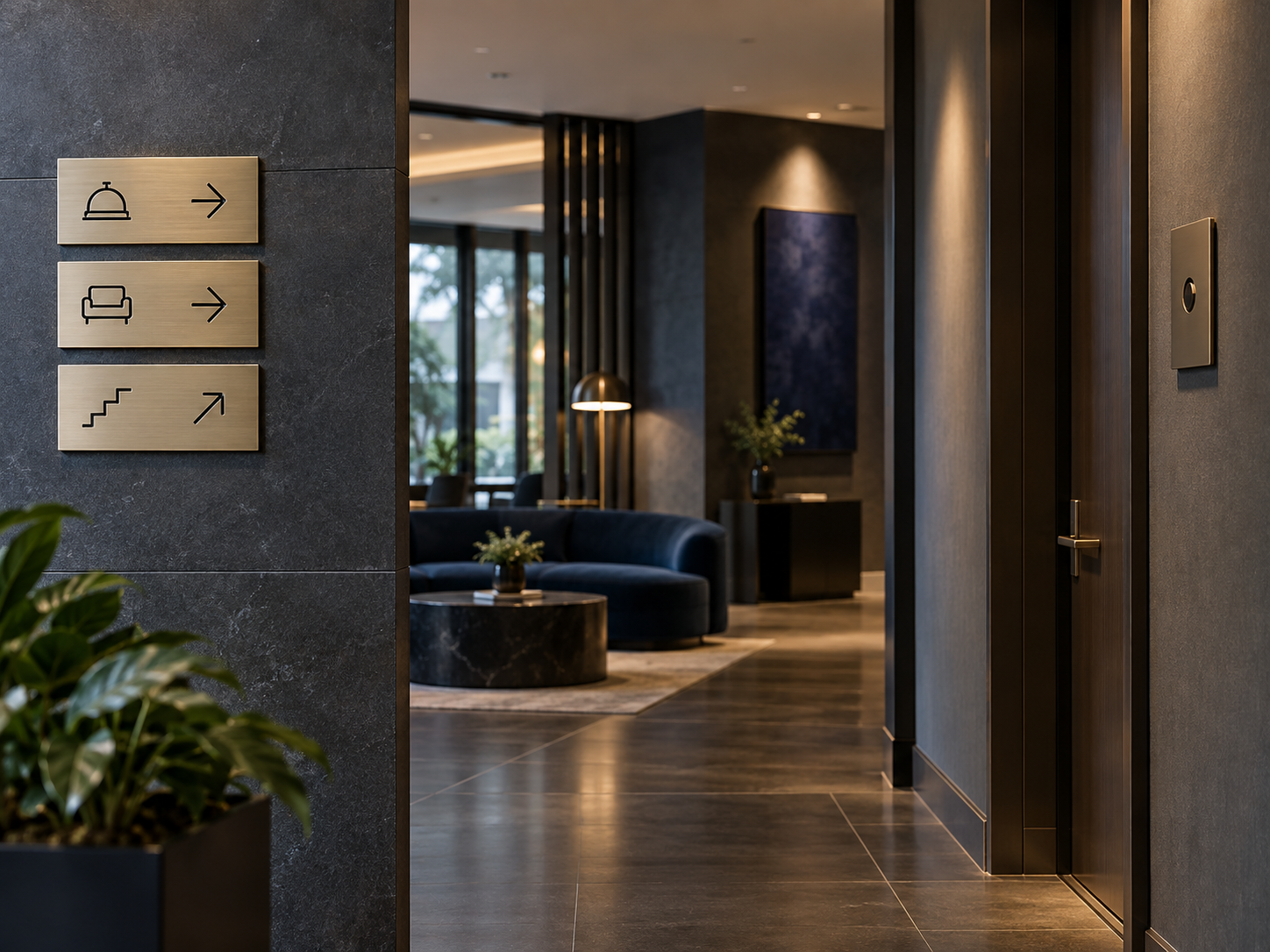 Concept commercial interior and display area